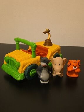 Little People Disney Jungle Book Safari Jeep & Baloo Bear